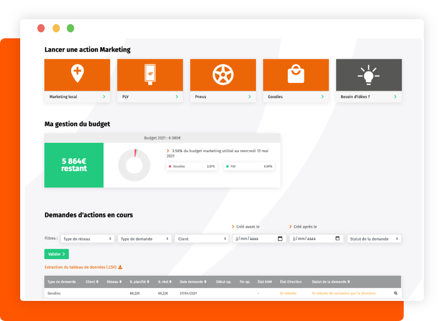 Homepage de l’opération