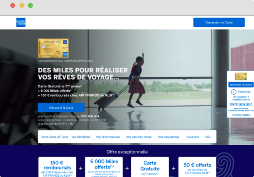landing page petite fille